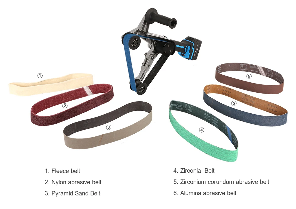 Durable Battery Pipe Belt Sander And Grinder Tube Belt Grinders For Sale