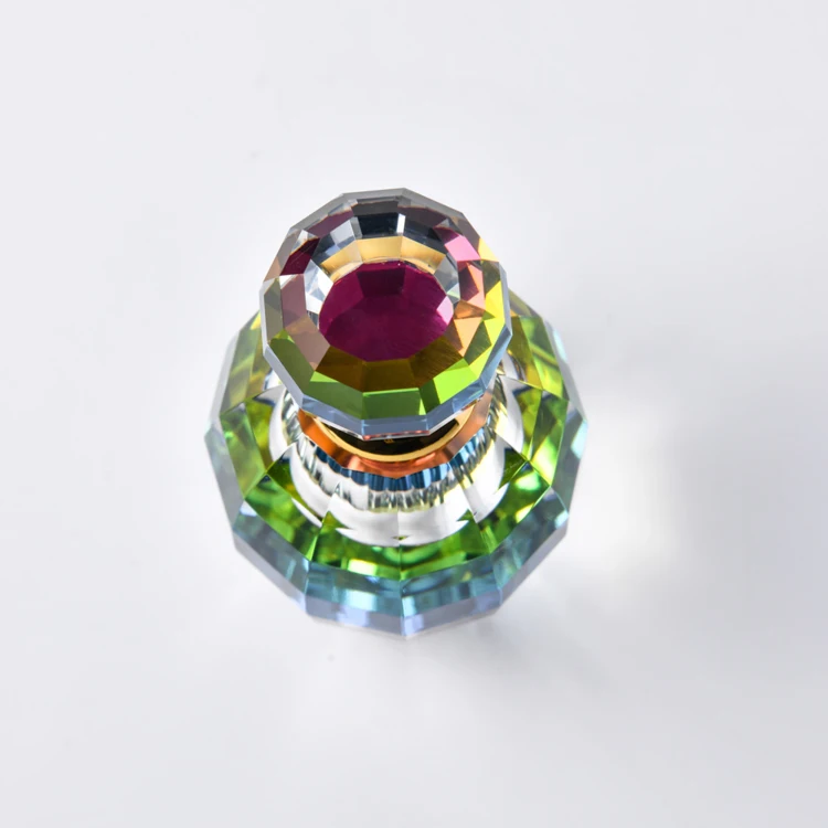 100 style custom size crystal crafts empty clear K9 crystal mini oil bottle Transparent empty perfume bottles crystal