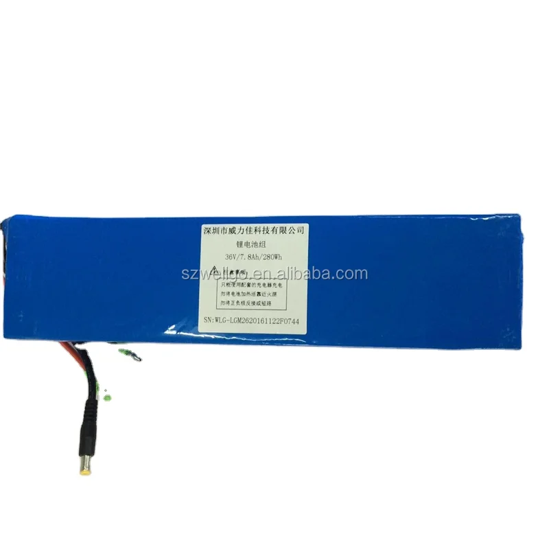 LG 2600mah battery cell 10S3P 36V 7.8 ah Li-ion 18650 Pack for e-bike Electric Bike Bicycle