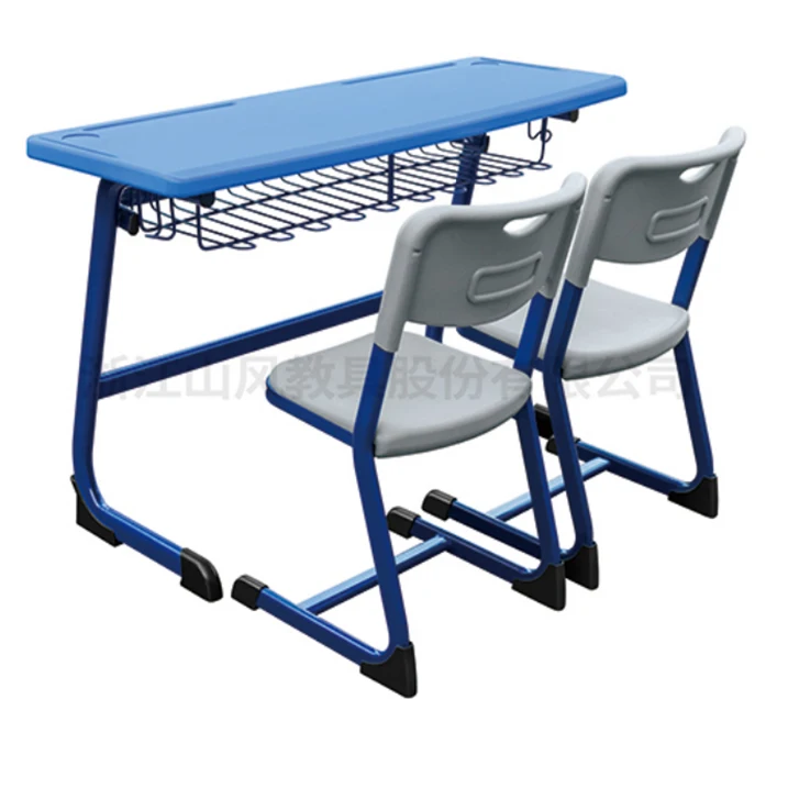 Школьная мебель, двойной металлический пластиковый школьный стол и Набор стульев для начальной средней и старшей школы