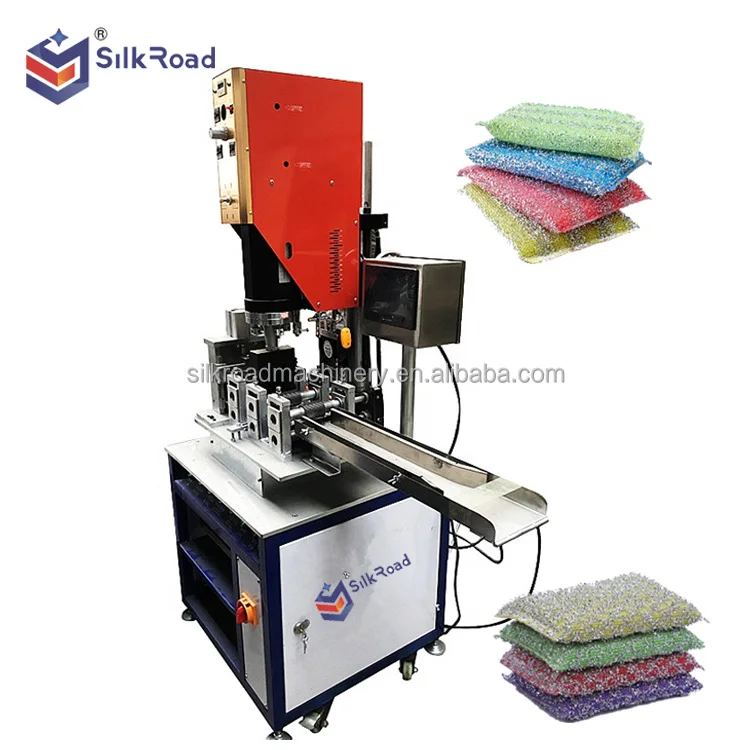 Good price stainless steel wire sponge scourer making machine