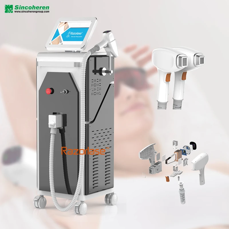 Big High Power Permanently Laser Diode 808nm Diode Laser Hair Removal Machine 755 808 1064 Diode Laser good price