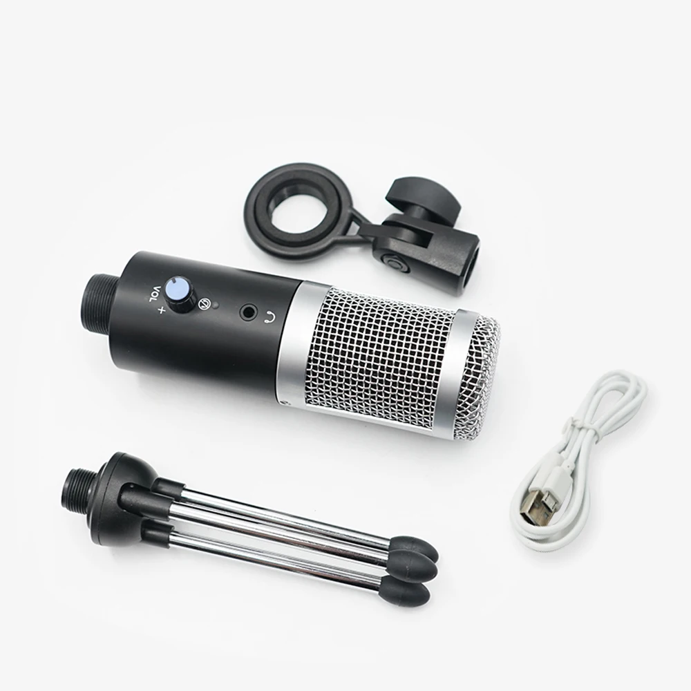 Latest arrival Usb Metal Condensador Usb Live Recording  microphone