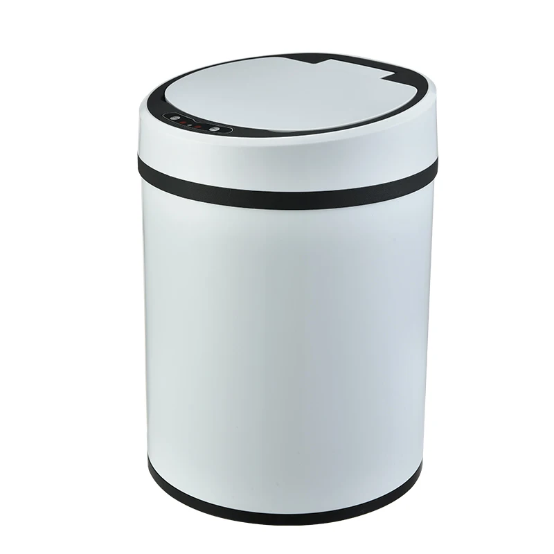12L Household Kitchen Auto Sensor Trash Can ,Smart Automatic Garbage Bin  ,ABS Plastic Home Eco-Friendly Waste Bin with USB