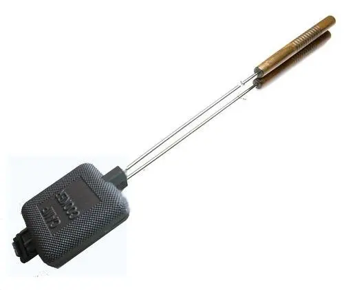 Лидер продаж, чугунная сэндвич-машина квадратной формы для барбекю или кемпинга