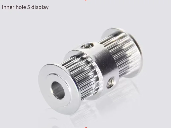 2GT20 2-row toothed polyurethane toothed belt pulley 3D printer motor double gear inner hole 3 mm 8 mm