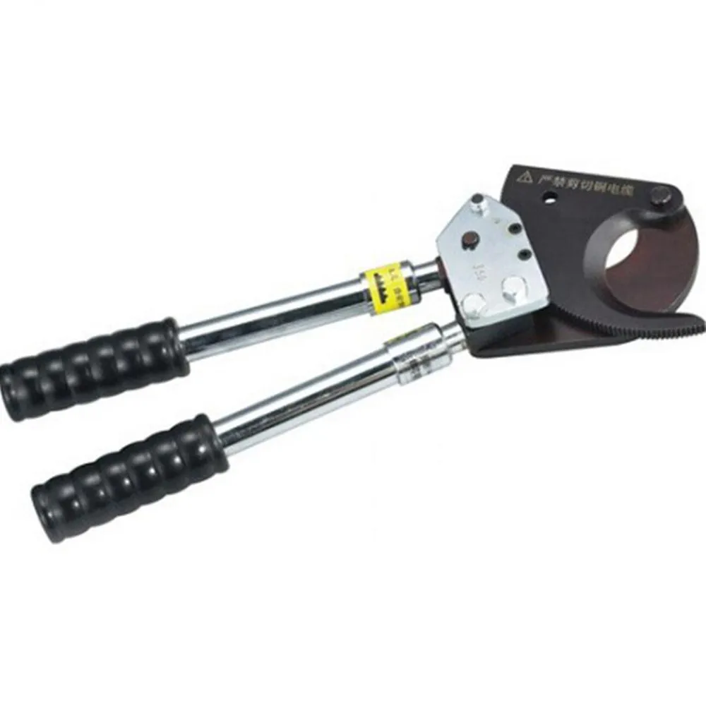 Инструмент для резки медных и алюминиевых кабелей с храповым механизмом