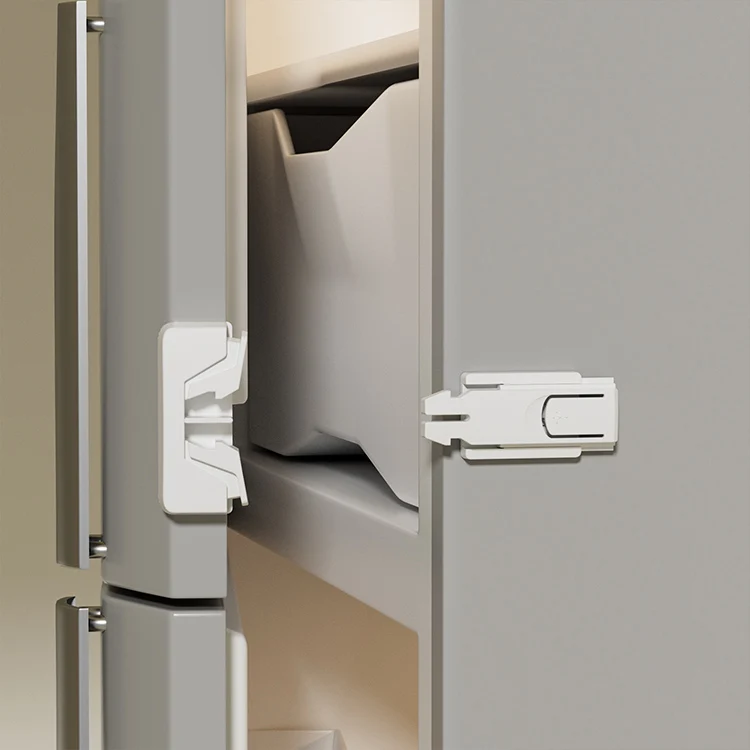 2025 Amazon hot selling Child Proof Refrigerator Lock Child Safety Lock for Cabinets Door Lock for USA