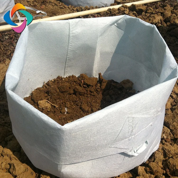 Garden geotextile non woven fabric pot tree planting grow bags manufacturer