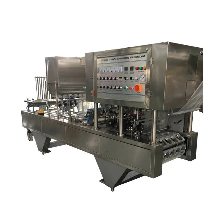 
Cheap Price Solid Milk Tea Cup Filling Sealing Machine With Stainless Steel 304 Body 