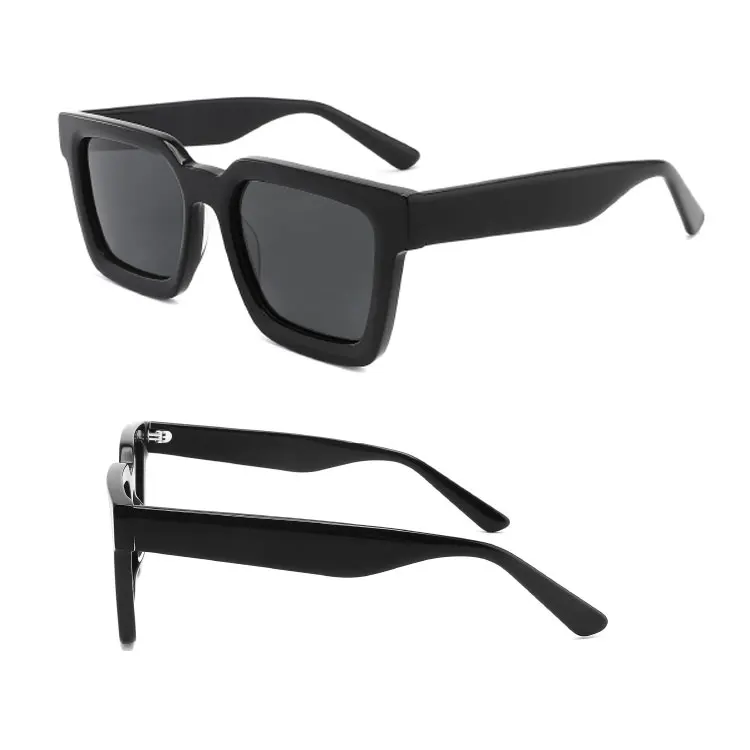 Fashion Luxury Premium Handmade Gafas De Sol Polarized Womens Acetate Tortoise Sunglasses