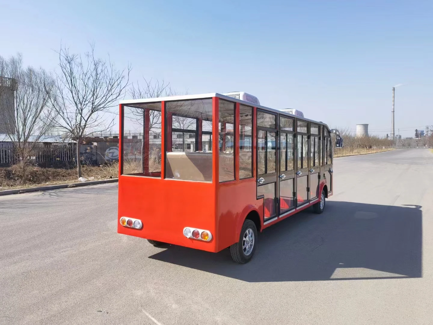 OEM electric tourist bus & car with 17 passengers