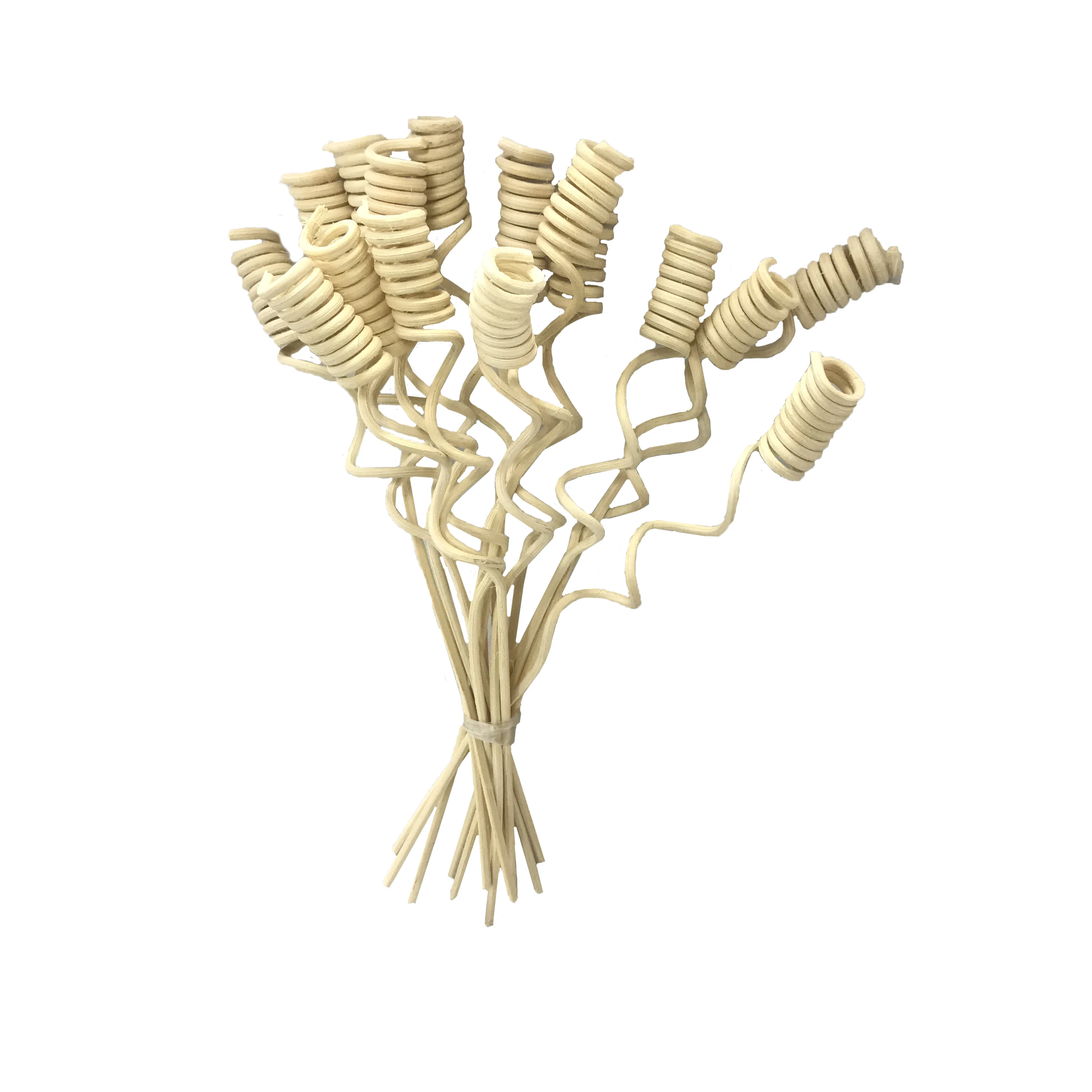 Curly Natural Handmade Decorative Rattan Reed Diffuser Stick