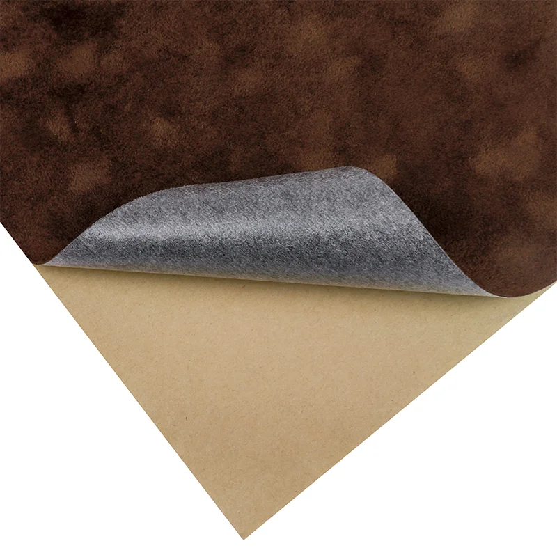 New Design Kinggfur Gift Box Inserts Flock Velvet Red decoration Non Woven Eva Flock Foam Fabric