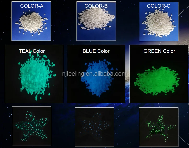ISO factory Glowing rubber chips glowing rubber particles FN-P2212051