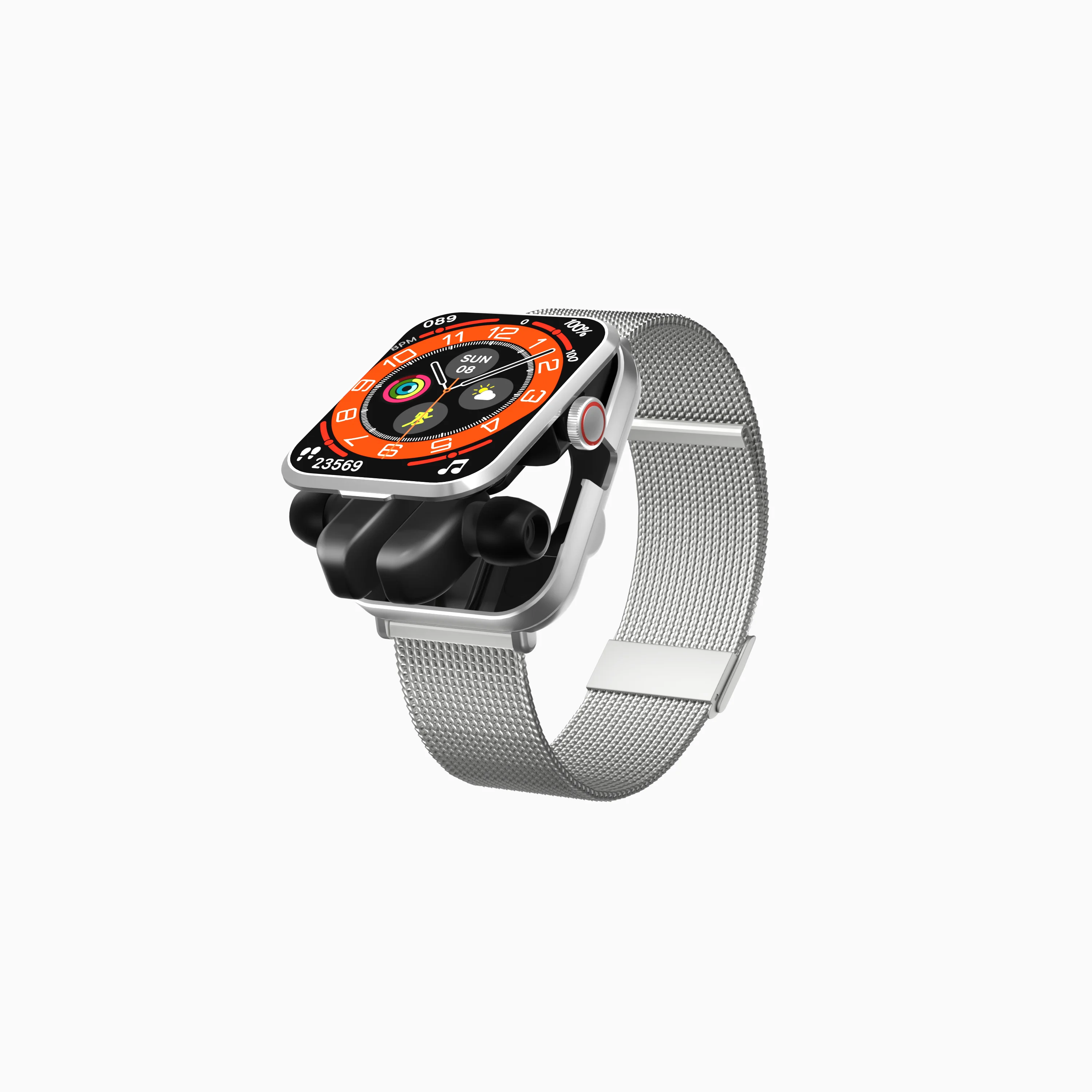 smart watch earphone Wireless headset Two in one Smart Watch TWS Earphone tws smart watch with earphones 2 in 1