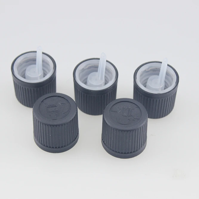 High Quality 18/415  black CRC Child safety plastic  tamper evident cap child resistant cap in lids