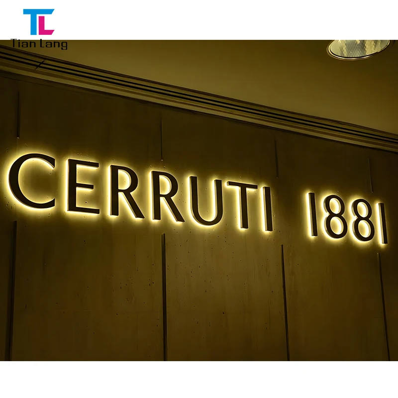 High Brightness 3D Metal Signs Custom Led Luminous Characters illuminated sign 3d channel letter sign