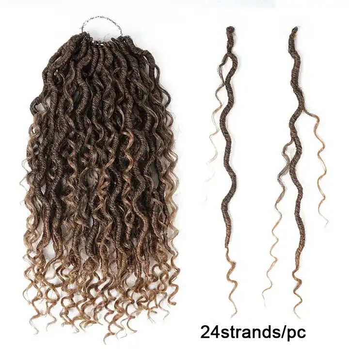 wholesale river locs Kenya crochet braid hair goddess locs Boho crochet hair