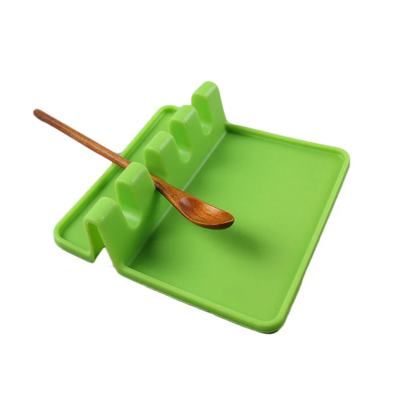Amazon Hot Sale Heat-Resistant silicone Spoon Holder for Stove Top Kitchen