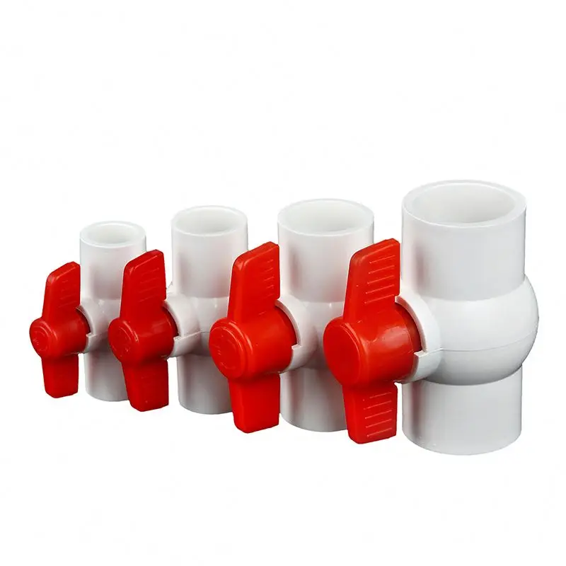 Hot selling Steam Pneumatic Actuator Single Acting Spring Return High Electric Pvc Thread Ball Valve