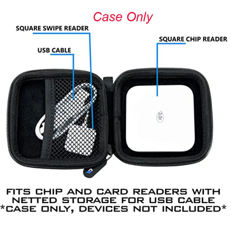 Hard Shell Waterproof EVA Leather Carring Case for Earphone/Earbud