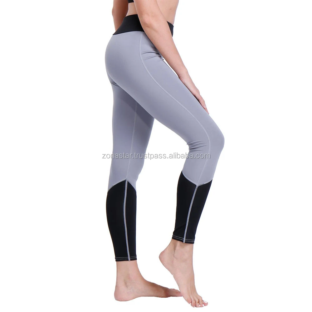 Yoga training leggings in 100% spandex / sublimated leggings
