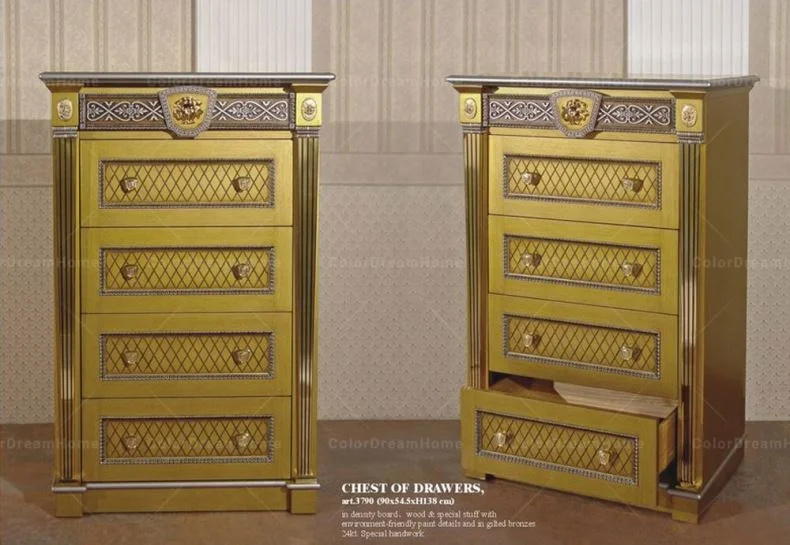 Arabic Furniture Luxury Display Cabinet Living Room