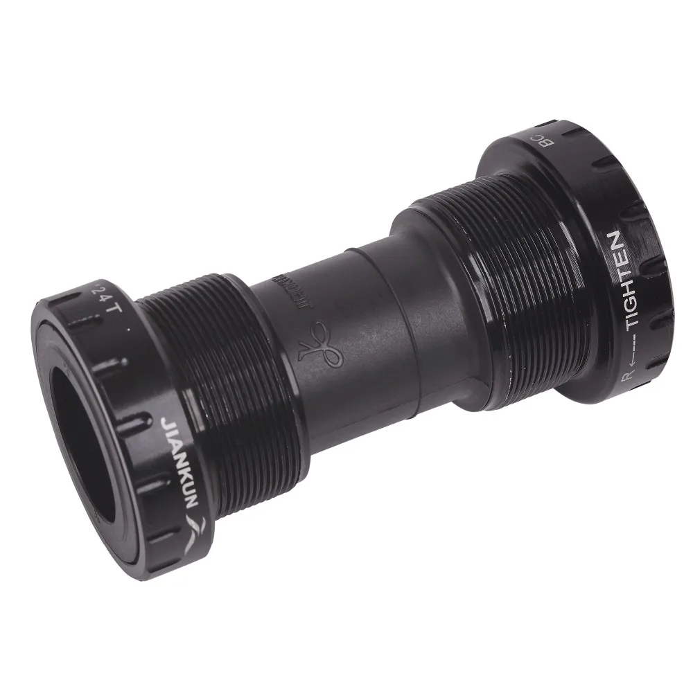 JIANKUN Customize logo 170mm 2*10/2*11s 39/53T Road Crankset With Bottom Bracket(Black)