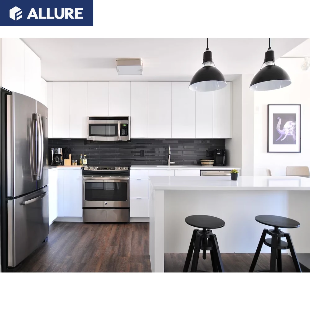 Комплекты кухонных шкафов белые кухонные шкафы готовые к сборке модульный кухонный стол