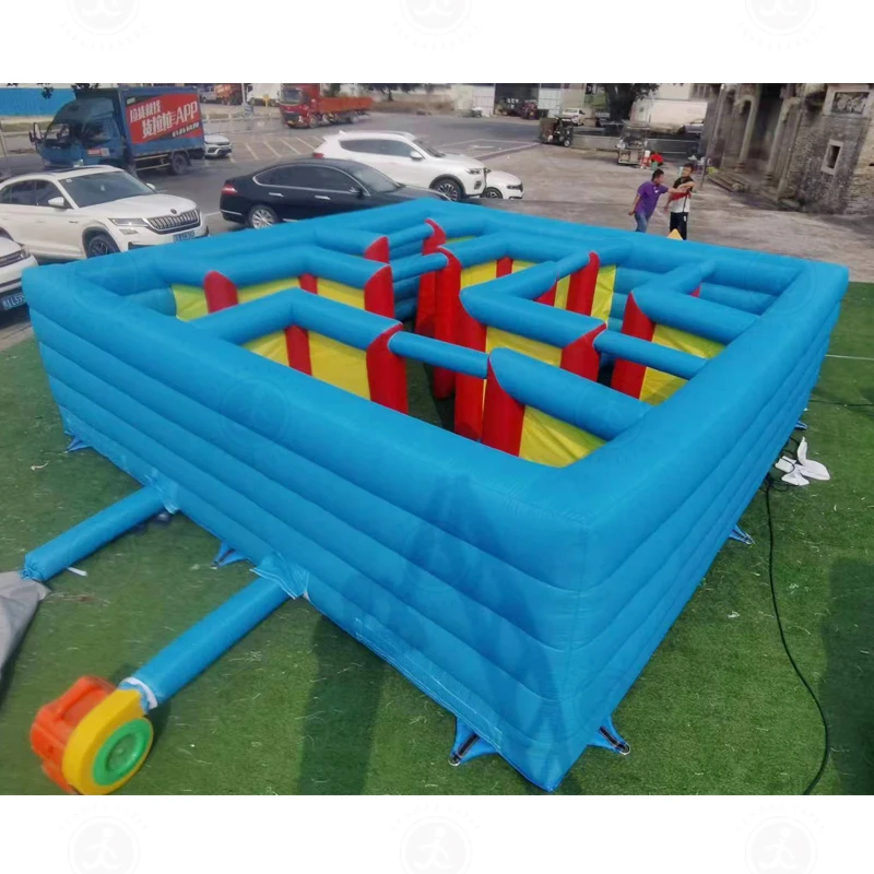 Customized Attractive Color Inflatable Corn Maze, Commercial Used Maze Game, Outdoor Playground Equipment