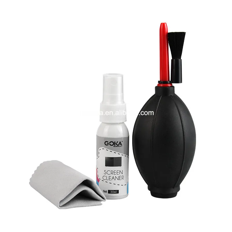 Лидер продаж, набор для чистки экрана цифровой зеркальной камеры, черный силиконовый воздуходувка, качественные товары, завод фошань