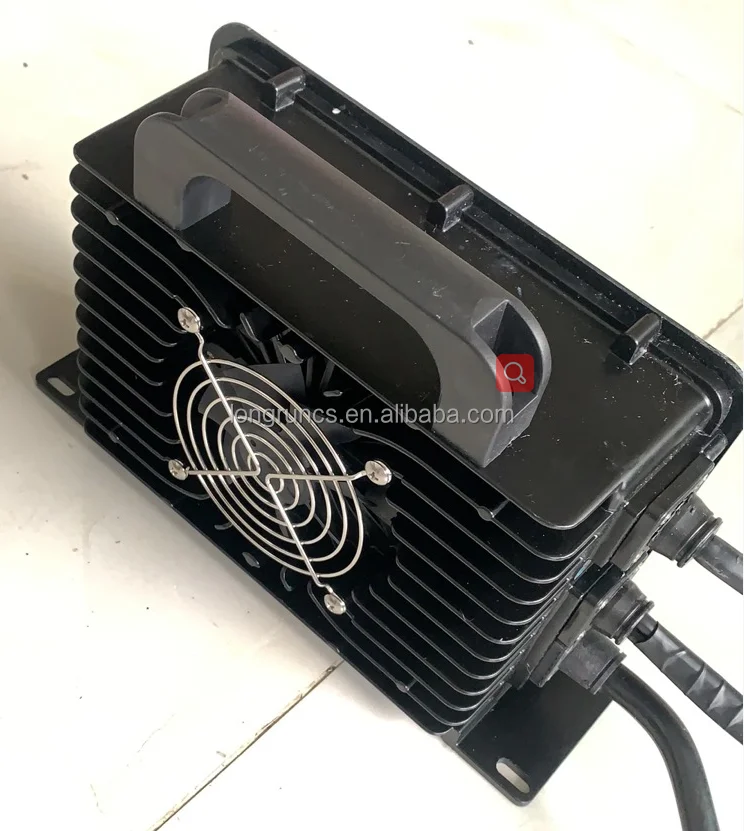 On board 2000W high power waterproof battery charger for electric vehicle, car, scooter,folk truck battery