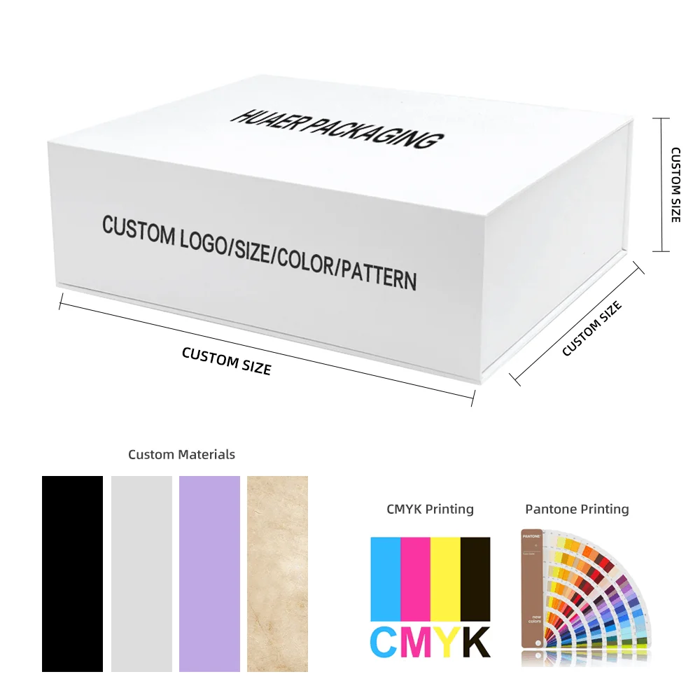 Luxury Wholesale Recycling Folding Gift Boxes Packaging Custom Rigid Magnet Box Flip Cardboard Magnetic Box With Logo