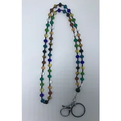 2022 New Arrive hand made crystal beads lanyards  with  metal lobster claw
