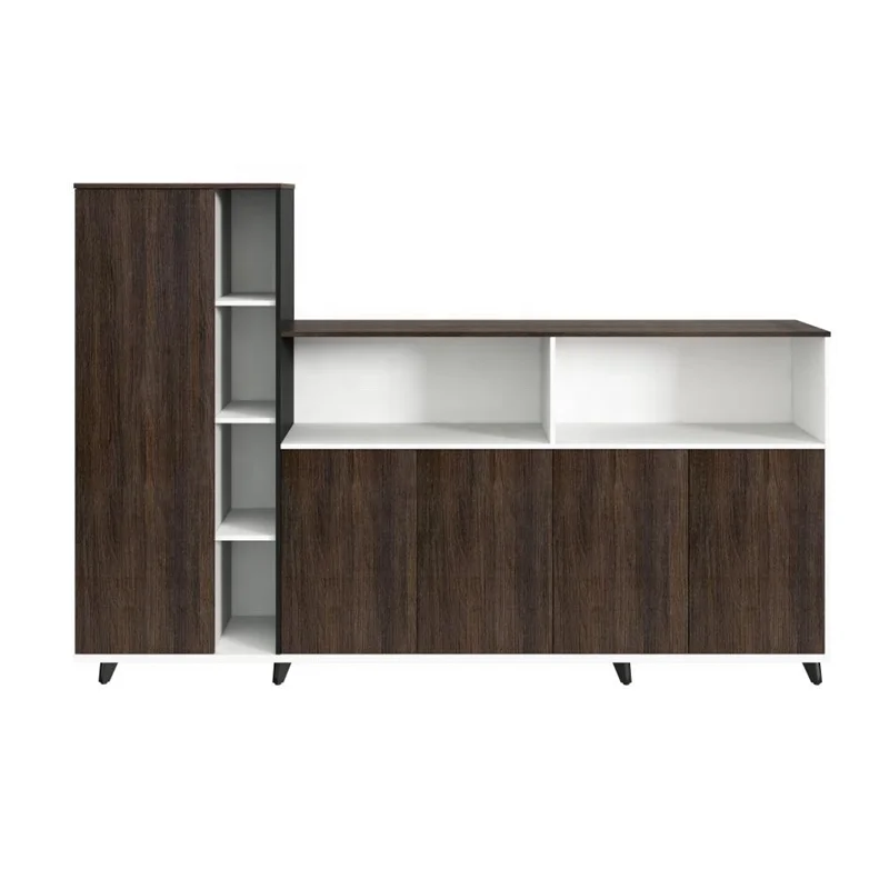 JZD Indoor Furniture Wood Filing Shelf Storage Cabinet for Bedroom Study Office