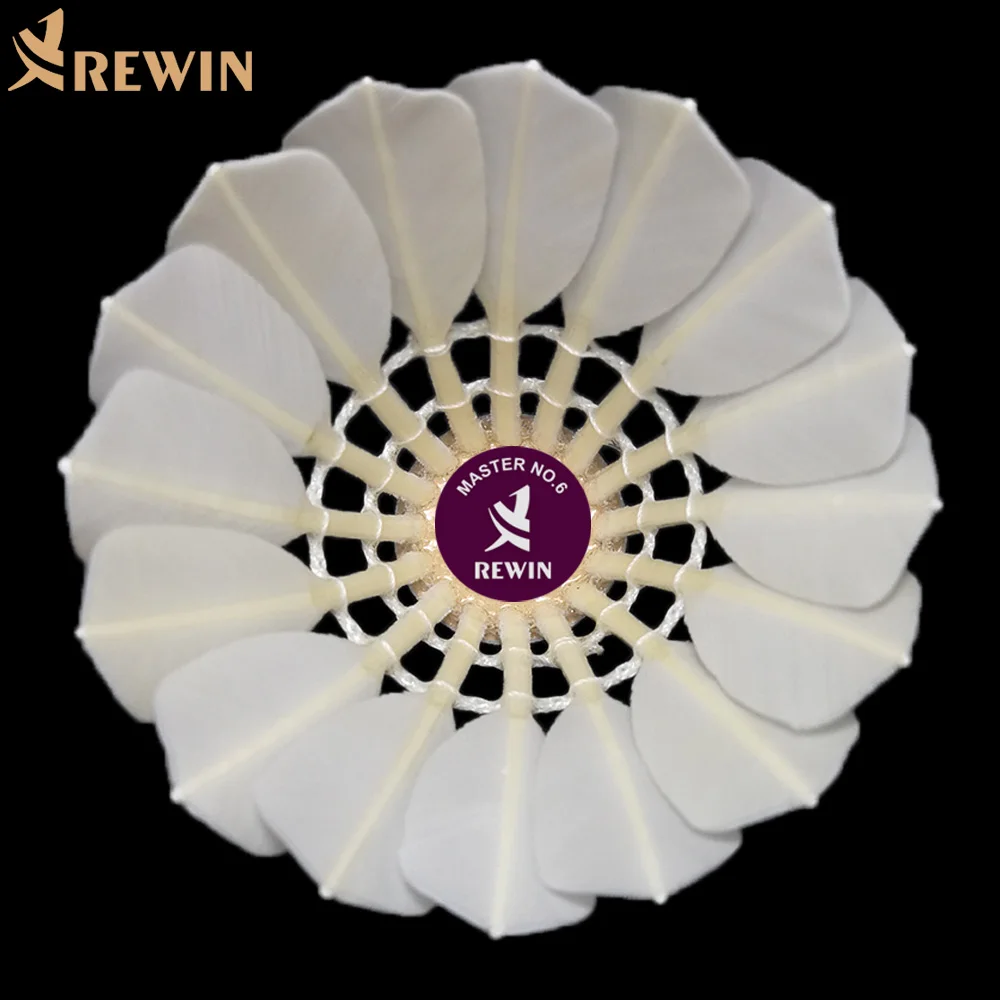 Factory Wholesale Most Durable M6 Badminton Shuttlecock Similar As AS20 For practice  training school teaching exercise