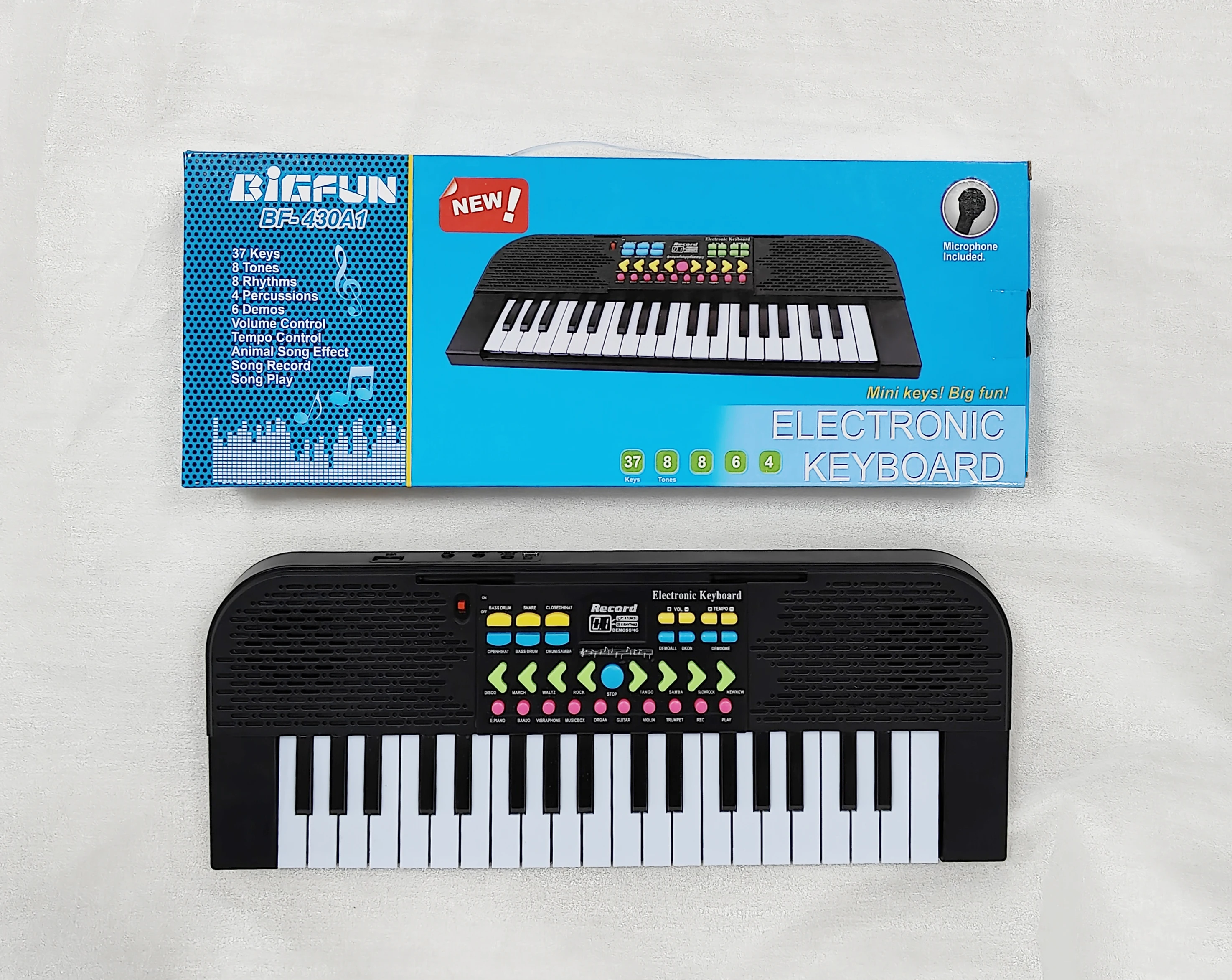 Wholesale Best Price Electronic Keyboard 37 Keys Piano Electric Organ with USB and Microphone for Kid