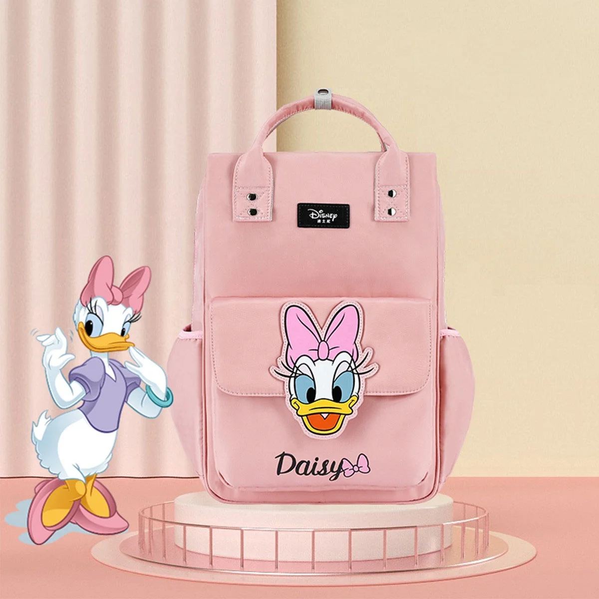 OEM Multi-Function Polyester Water-resistant Adopts Stylish Nappy Bags Mummy Diaper Bag for Baby