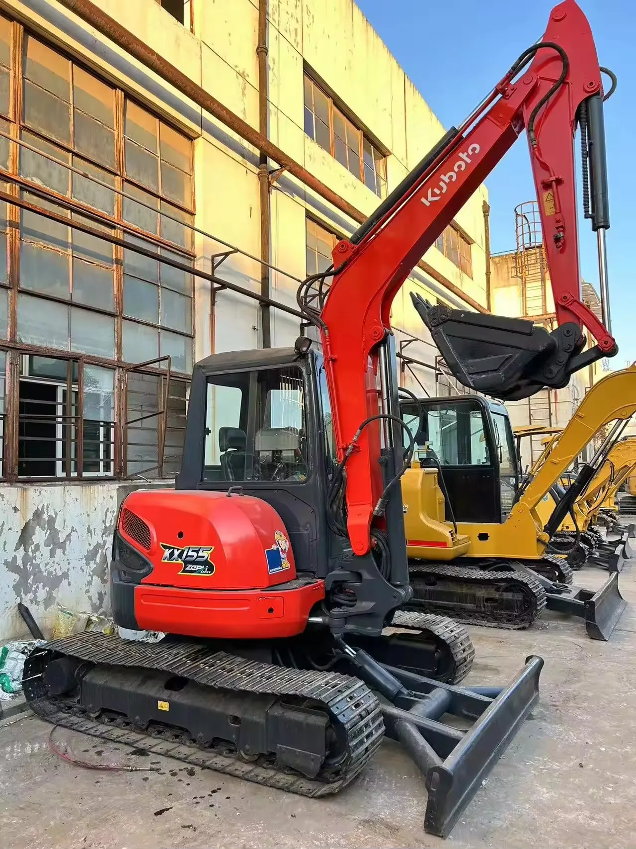 High Quality Used Kubota Kx155 5ton Excavator Kx155 U55 KX057 KX163 Construction Machine in Good Condition