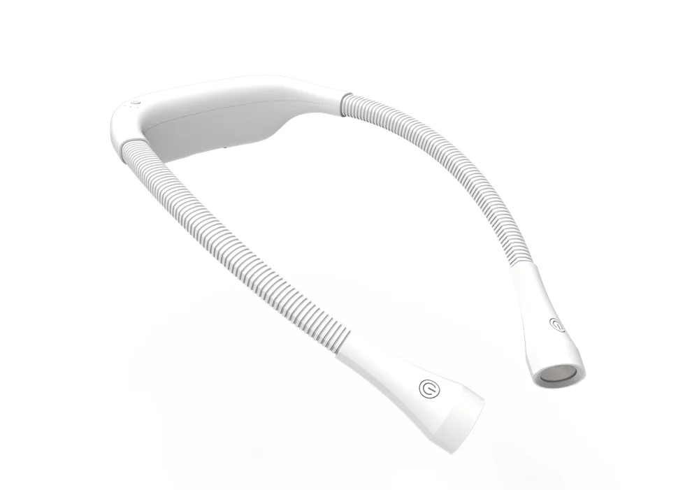 4 LED U-shaped Warm White Light Built-in Detachable Rechargeable Flexible Hug light Neck hung Reading Book Light