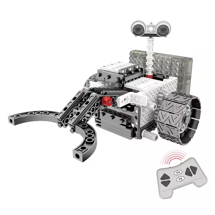 2022 Hot selling 4 in 1 plastic RC 254pcs electronic Space exploration toys building  blocks diy kit