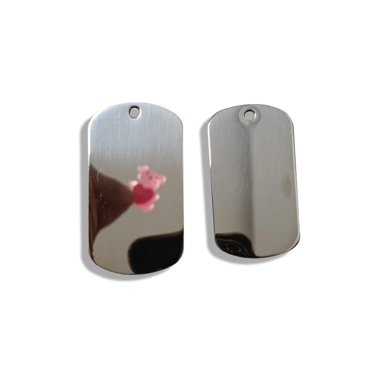 Quality Solid Brass Pet Tags Blank ID Tag Personalized logo Custom Stainless