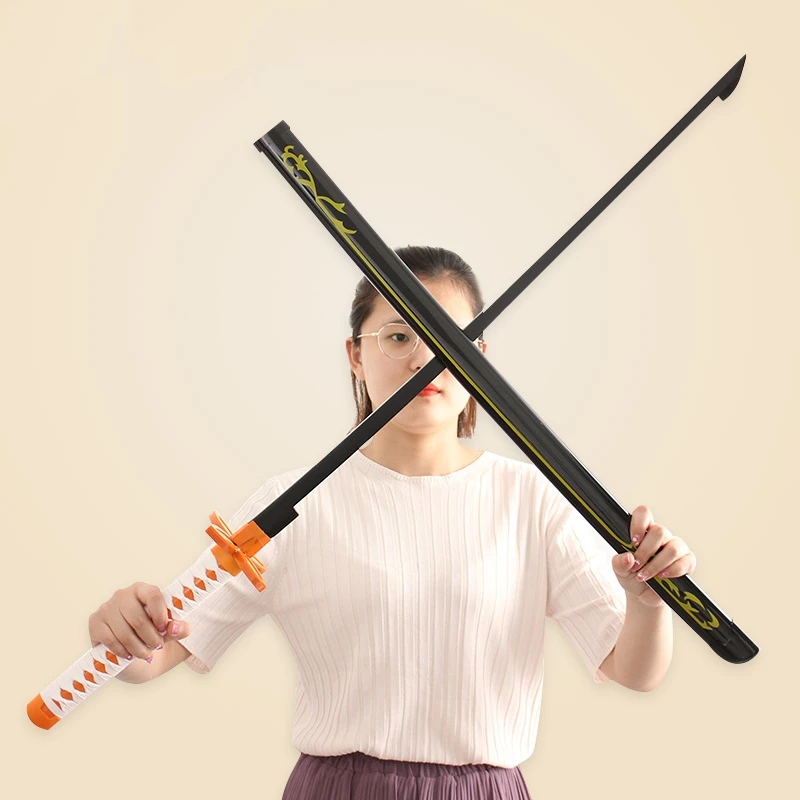 Manufacturer Supply Variety Colors Demon Slayer Sword Katana Japan Cool Wooden Toys
