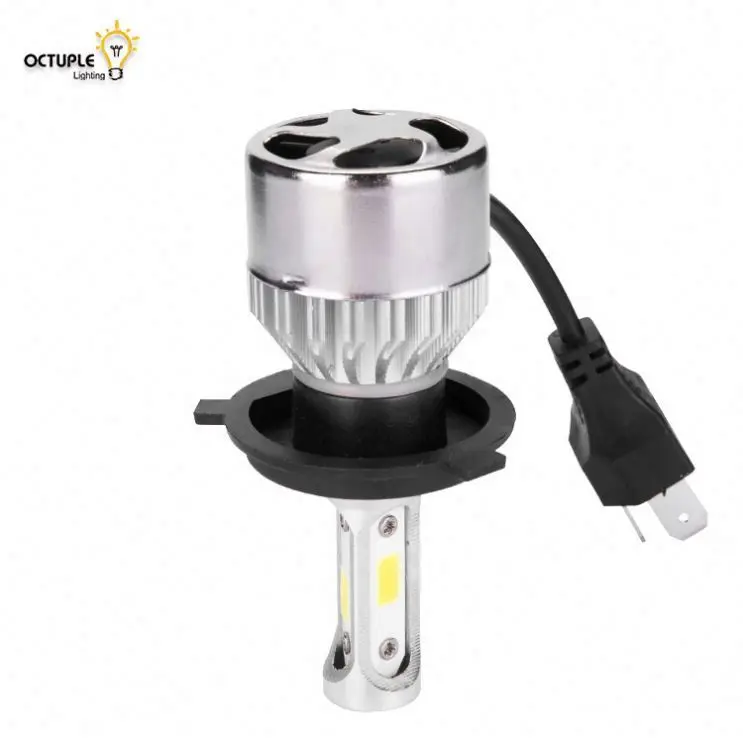 Wholesale Best Quality 8000Lm 6000K Waterproof Ip68 Fanless H4 Led Headlight Bulb 24 Volts