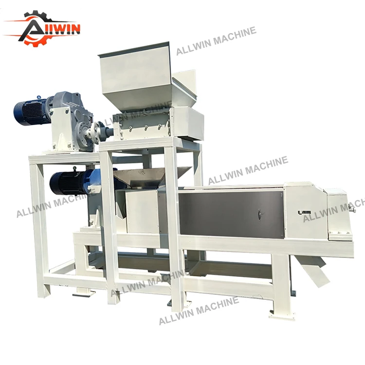 Kitchen Food Waste Screw Press Dehydrator/Fruit and Vegetable dregs dewatering machine