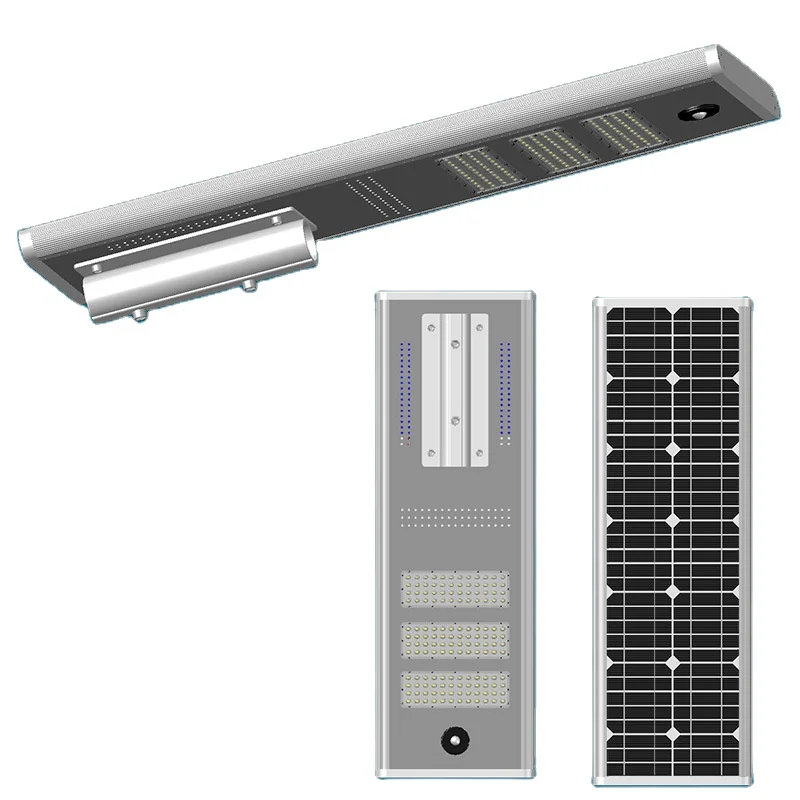 Outdoor Waterproof Road Streetlight Ip65 20w 30w 40w 50w 60w 100w Integrated All in One Led Solar Street Light