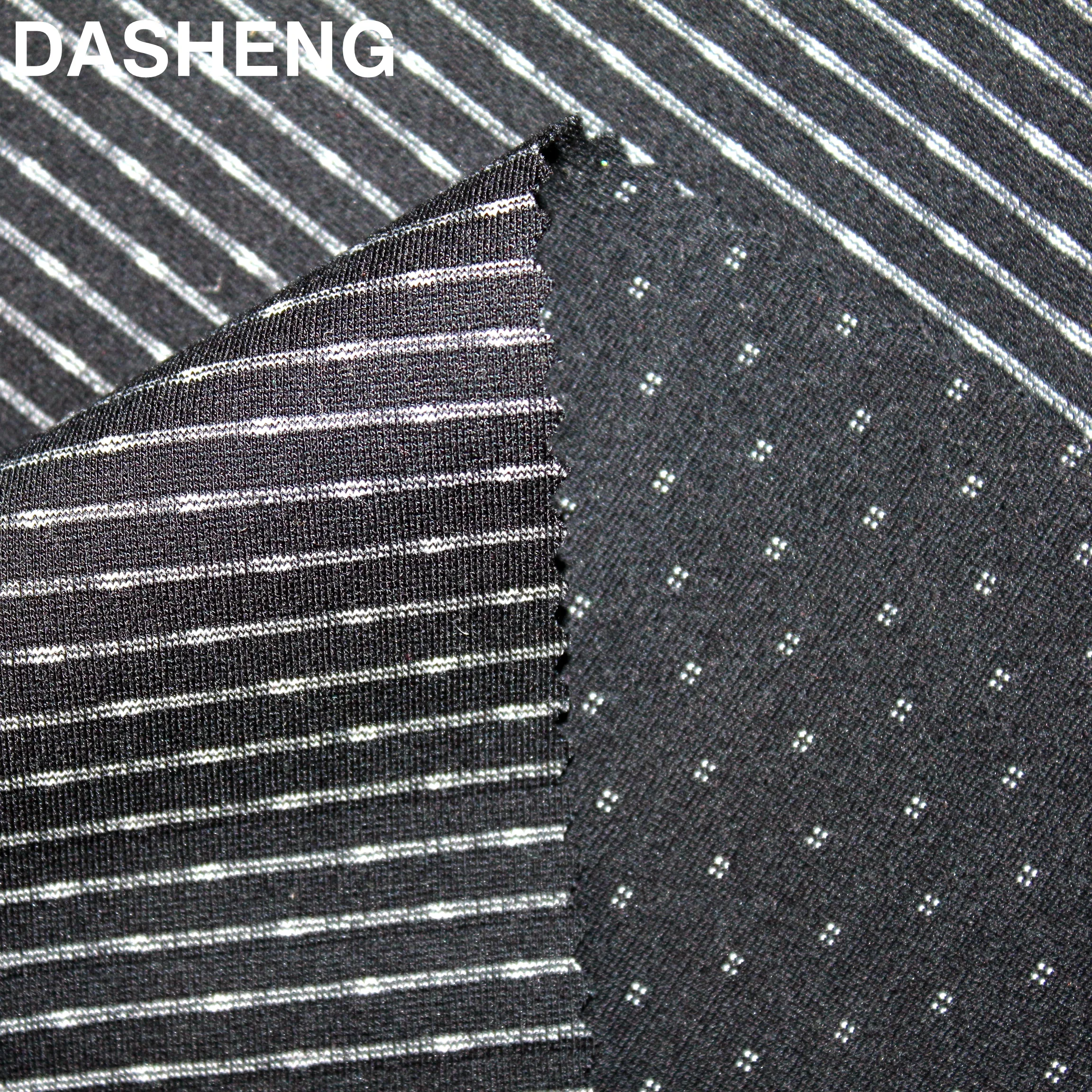 Производство, оптовая продажа, Лидер продаж на заказ, 57% искусственный шелк, 30% нейлон, стрейч, трикотаж, punto Roma с точками, жаккард для костюмов, брюк