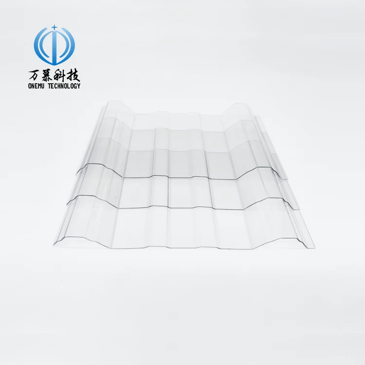 Customized Size Building Material Transparent Daylight Corrugated Polycarbonate Roof Sheet