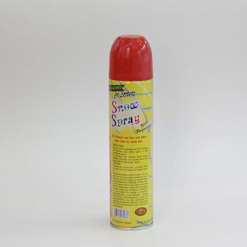 Wholesale 500ml Colorful Snow Spray,Party Snow